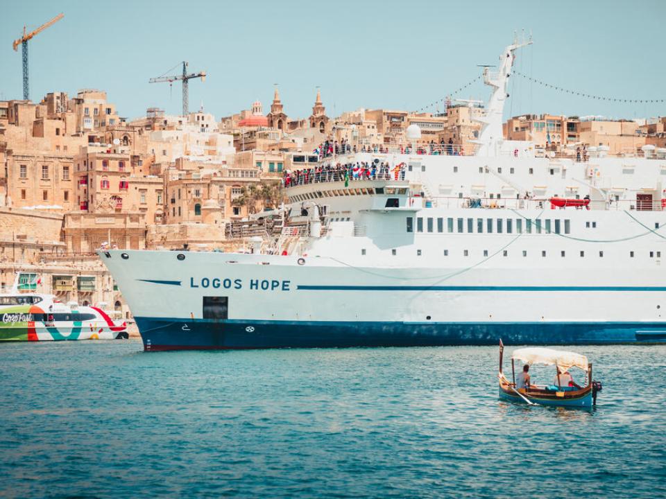 Logos Hope bearthed in Malta 2022