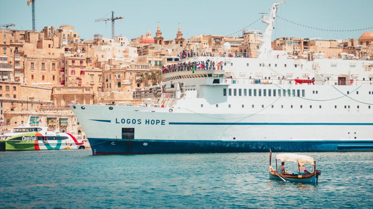 Logos Hope bearthed in Malta 2022